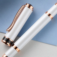 Monteverde Innova Fountain Pen & Ink Set - Cloud Dancer/Rose Gold  (Limited Edition)
