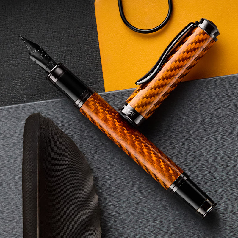 Monteverde Innova Fiberglass Fountain Pen - Fire Opal (Limited Edition)