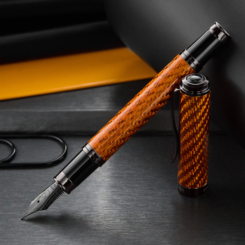 Monteverde Innova Fiberglass Fountain Pen - Fire Opal (Limited Edition)