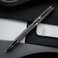 Monteverde Innova Gel Rollerball Pen - Matte Carbon Fiber/Gunmetal