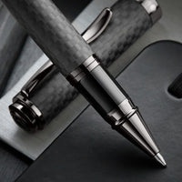 Monteverde Innova Gel Rollerball Pen - Matte Carbon Fiber/Gunmetal