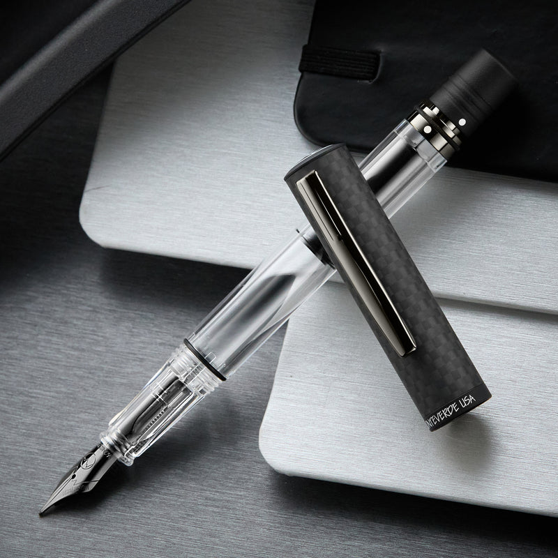 Monteverde MP1 Collectible Fountain Pen - Matte Carbon Fiber