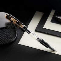 Monteverde Prima Piston Fountain Pen - Orange Marble (Special Edition)