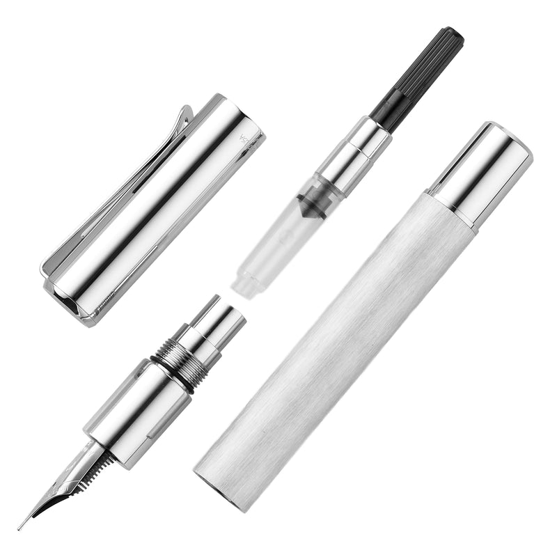 Monteverde Ritma Fountain Pen - Brushed Stainless Steel