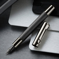 Monteverde Ritma Fountain Pen - Matte Carbon Fiber