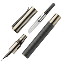 Monteverde Ritma Fountain Pen - Matte Carbon Fiber
