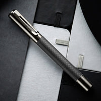 Monteverde Ritma Fountain Pen - Matte Carbon Fiber