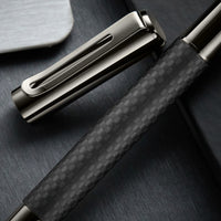 Monteverde Ritma Fountain Pen - Matte Carbon Fiber