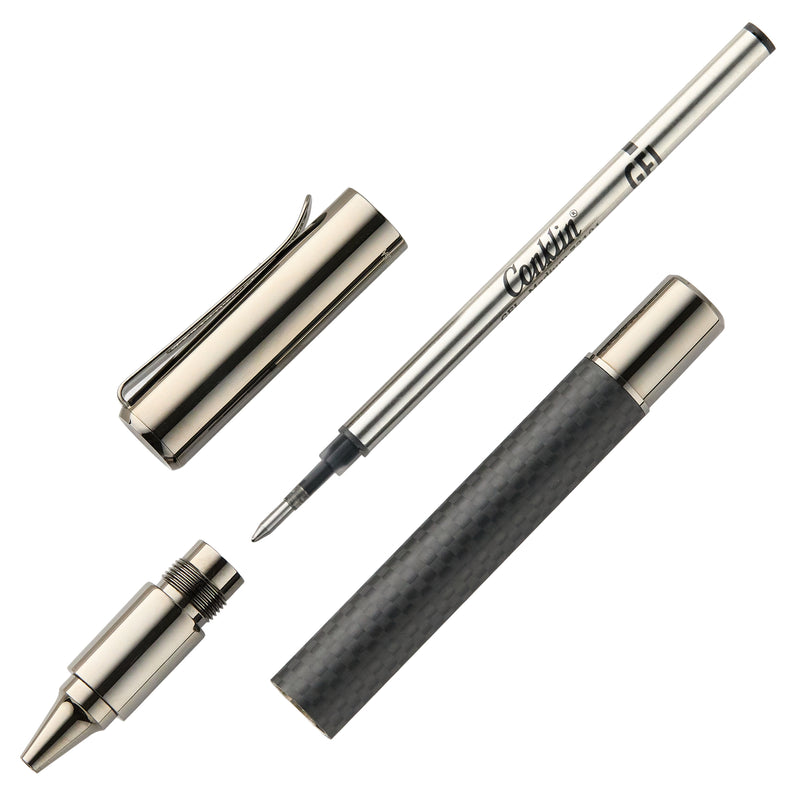 Monteverde Ritma Gel Rollerball Pen - Matte Carbon Fiber