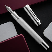 Monteverde Ritma Fountain Pen - Brushed Stainless Steel