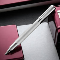 Monteverde Ritma Gel Rollerball Pen - Brushed Stainless Steel