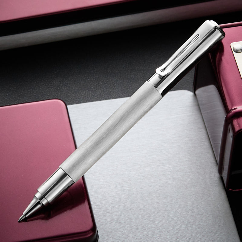 Monteverde Ritma Gel Rollerball Pen - Brushed Stainless Steel