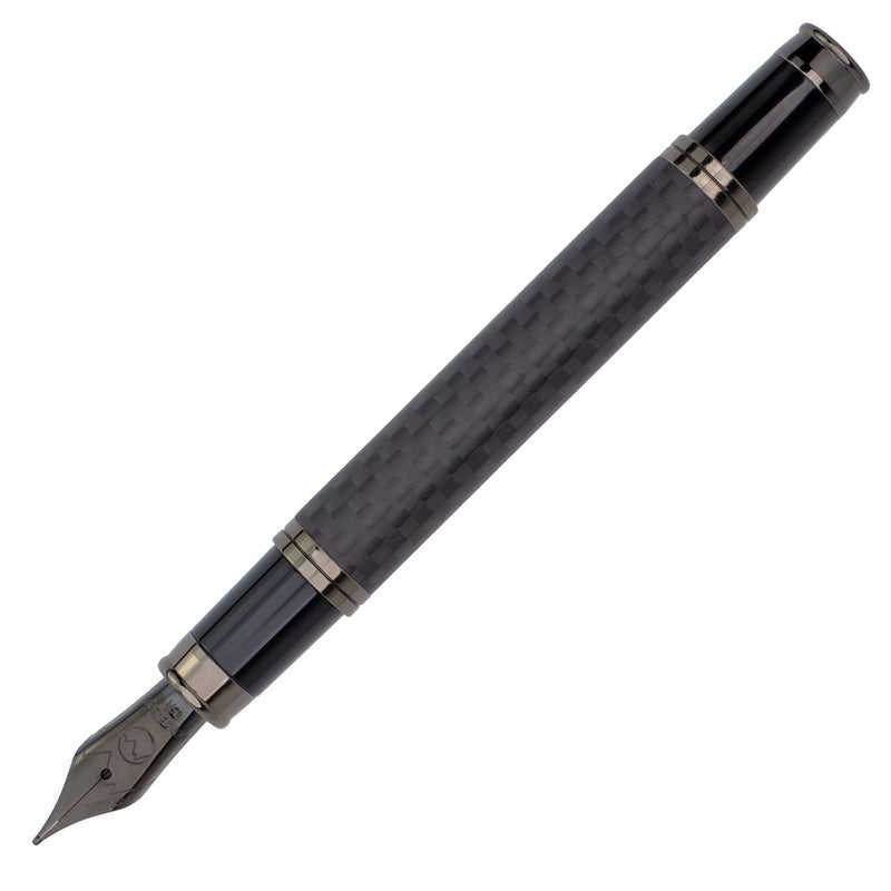 Monteverde Innova Fountain Pen - Matte Carbon Fiber/Gunmetal