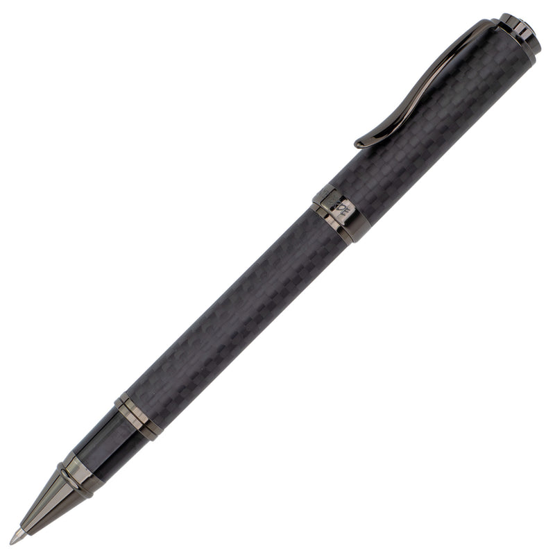 Monteverde Innova Gel Rollerball Pen - Matte Carbon Fiber/Gunmetal