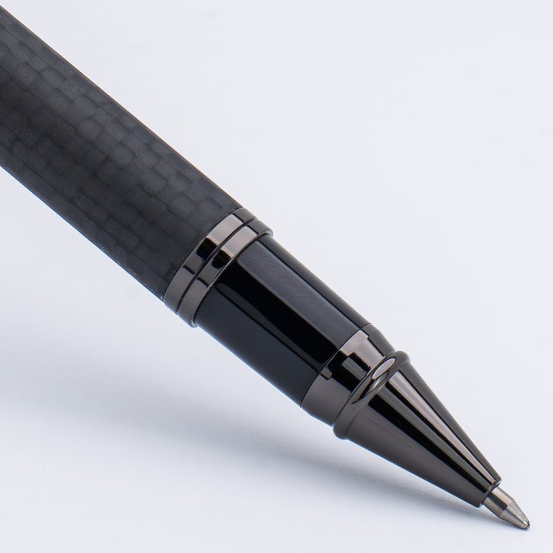 Monteverde Innova Gel Rollerball Pen - Matte Carbon Fiber/Gunmetal