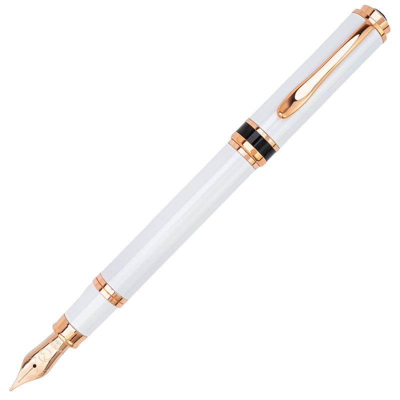 Monteverde Innova Fountain Pen & Ink Set - Cloud Dancer/Rose Gold  (Limited Edition)