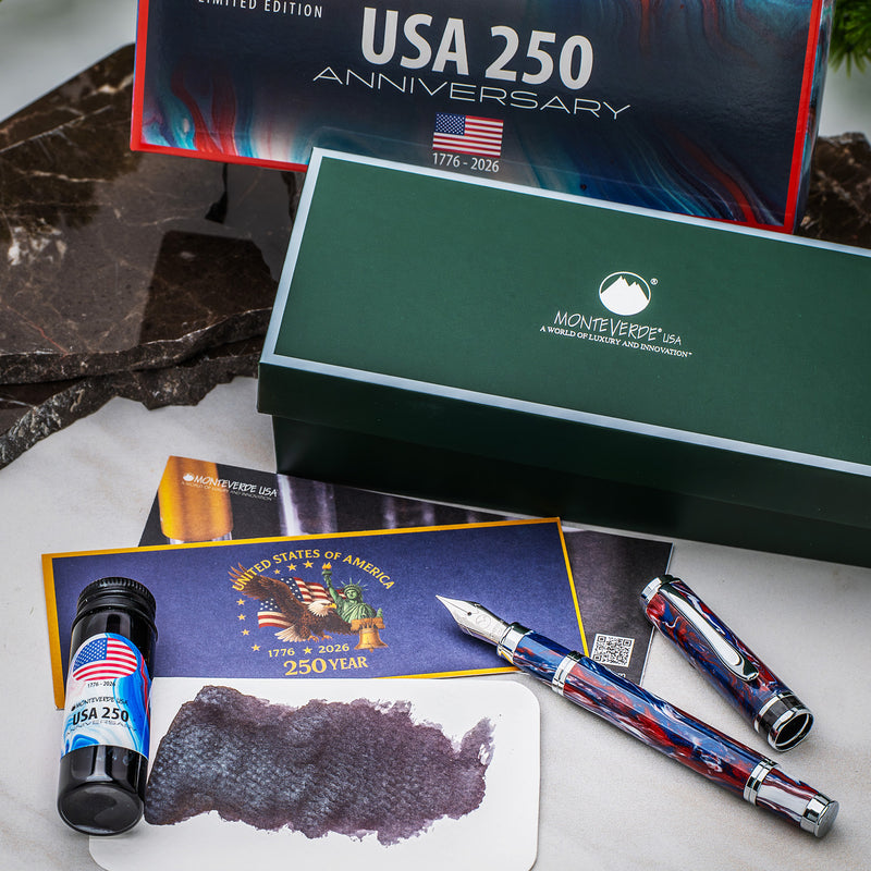 Monteverde Innova Fountain Pen & Ink Set - USA 250 Anniversary (Limited Edition)