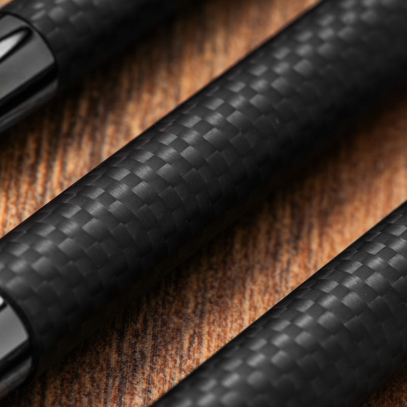 Monteverde Ritma Fountain Pen - Matte Carbon Fiber