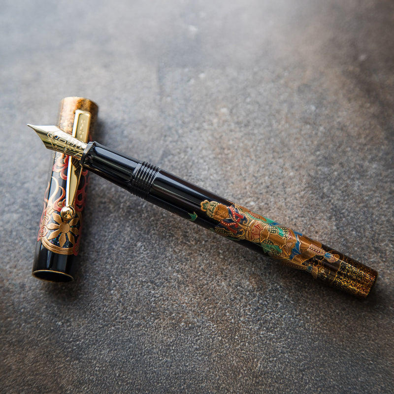 Namiki Yukari Fountain Pen - Seven Gods Bishamon-ten (100th Anniversary Limited Edition)