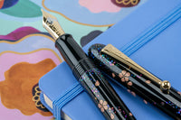 Namiki Yukari Maki-e Fountain Pen - Cherry Blossoms at Night