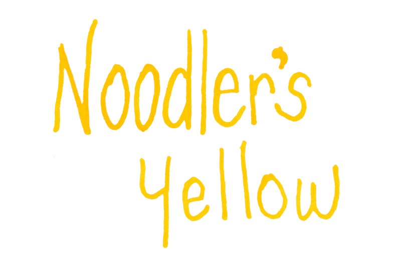 Noodler's Yellow - Ink Sample