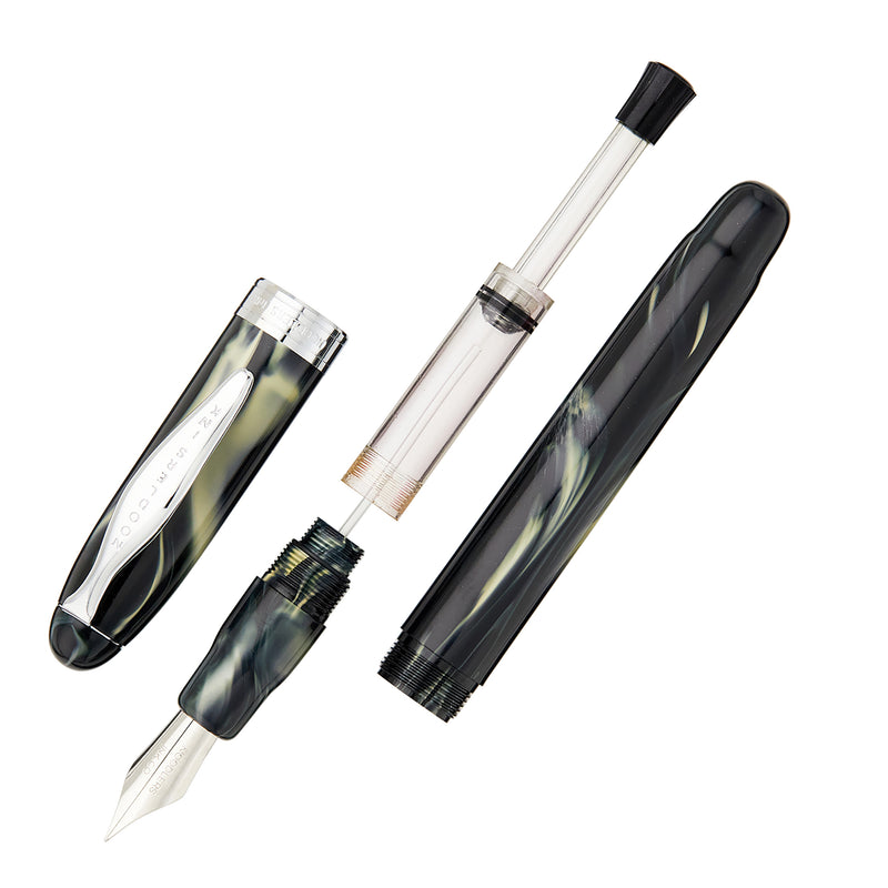 Noodler's Ahab Flex Fountain Pen - Ivory Darkness