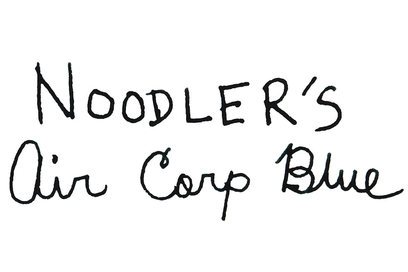 Noodler's Air-Corp Blue-Black - Ink Sample