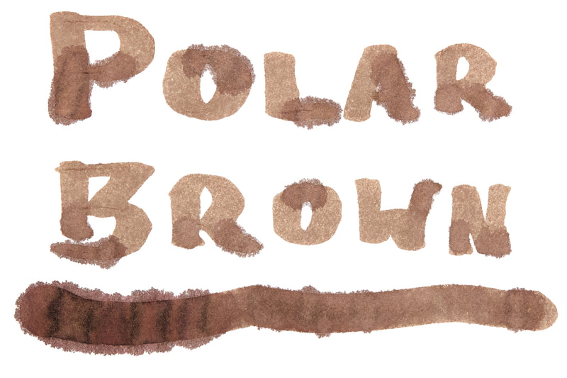 Noodler's Polar Brown - 4.5oz Bottled Ink with Free Charlie Pen