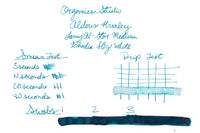 Organics Studio Aldous Huxley Old World Blue - Ink Sample