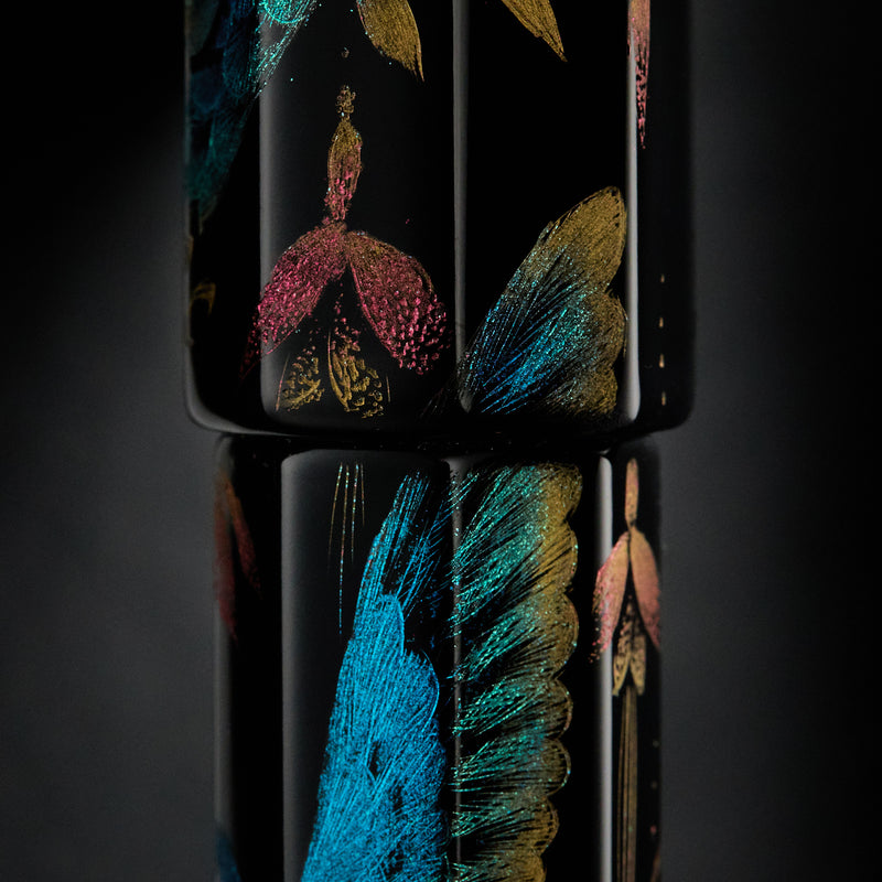 Palisades Octagonal Chinkin Fountain Pen - Hummingbird (Limited Edition)