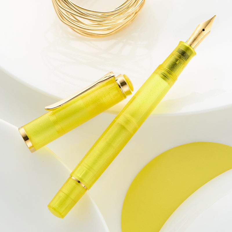 Pelikan M200 Fountain Pen & Ink Gift Set - Pyrite (Special Edition)