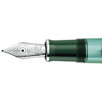 Pelikan M815 Fountain Pen - Metal Striped Green (Special Edition)