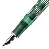 Pelikan M815 Fountain Pen - Metal Striped Green (Special Edition)