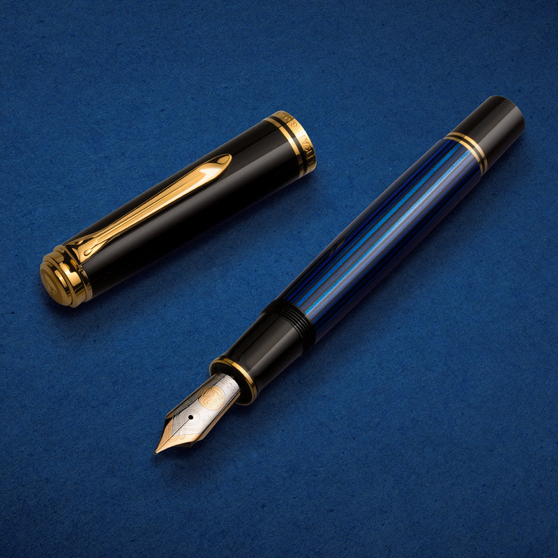 Pelikan M1000 Fountain Pen - Black/Blue