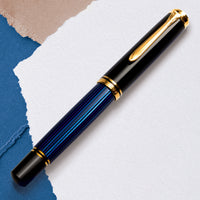 Pelikan M1000 Fountain Pen - Black/Blue