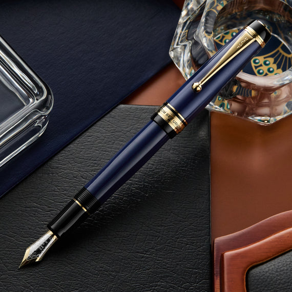 Pilot Custom 845 Urushi Fountain Pen - Prussian Blue