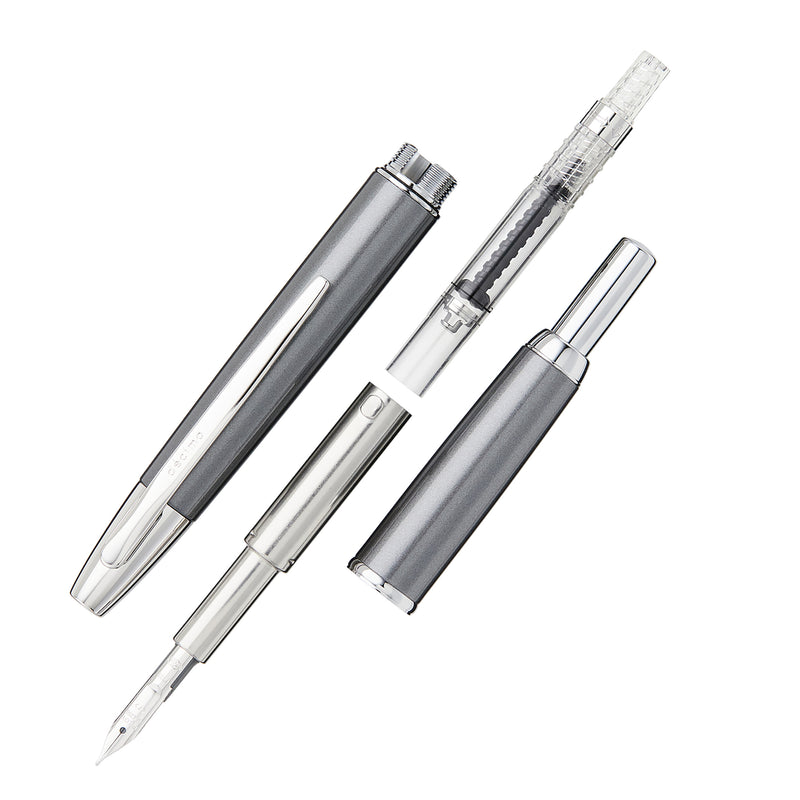 Pilot Vanishing Point Decimo Fountain Pen - Dark Grey