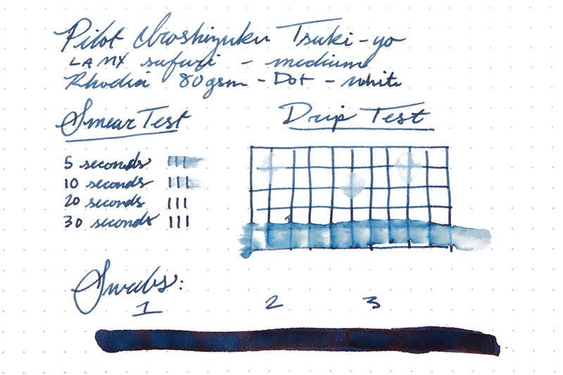 Pilot Iroshizuku Tsuki-yo - Ink Sample