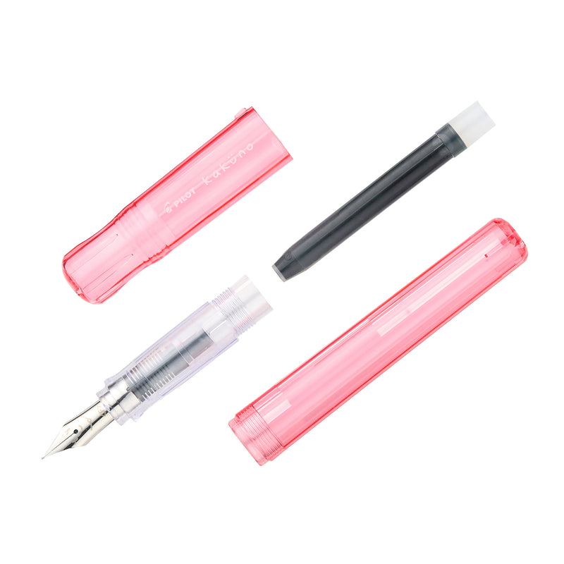Pilot Kakuno Fountain Pen - Translucent Coral