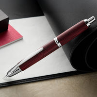 Pilot Vanishing Point Fountain Pen - Birchwood Red