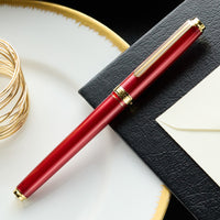 Platinum BISO Fountain Pen - Flame Red