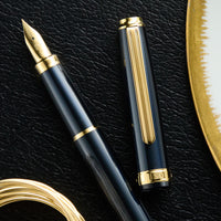 Platinum BISO Fountain Pen - Nebula Black