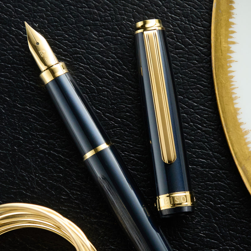 Platinum BISO Fountain Pen - Nebula Black