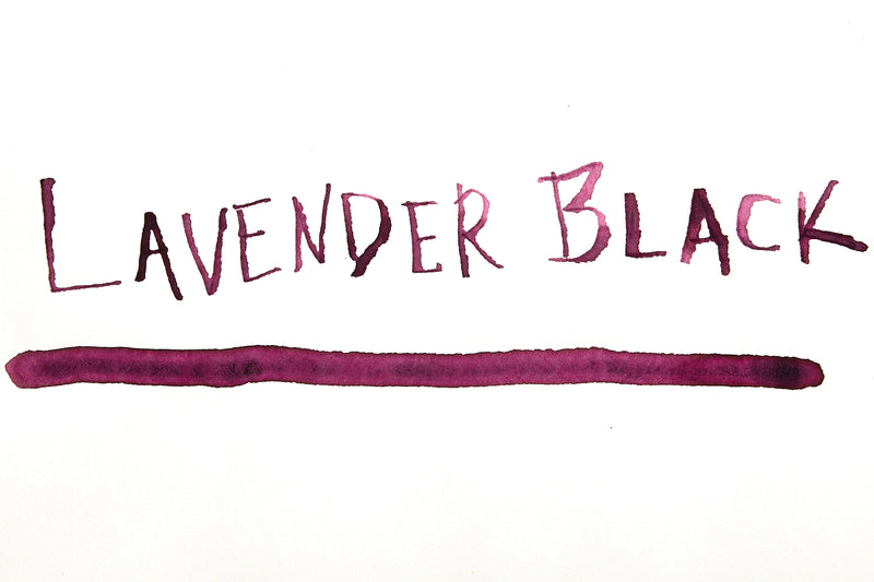 Platinum Classic Lavender Black - Ink Sample