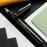 Platinum Preppy Fountain Pen - Black Edition/Orange (Limited Edition)