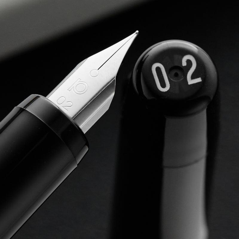Platinum Preppy Fountain Pen - Black Edition/Orange (Limited Edition)