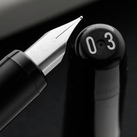Platinum Preppy Fountain Pen - Black Edition/White (Limited Edition)