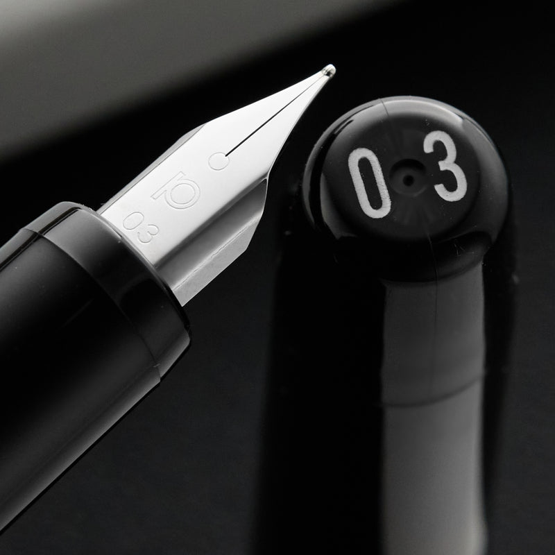 Platinum Preppy Fountain Pen - Black Edition/White (Limited Edition)
