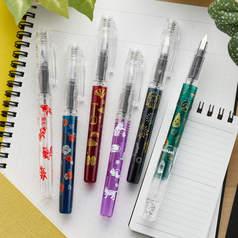 Platinum Preppy Wa Modern Maki-e Fountain Pen - Sake (Limited Edition)