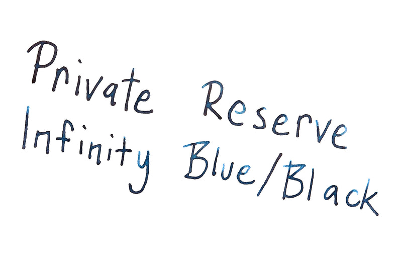 Private Reserve Infinity Blue/Black - Ink Sample